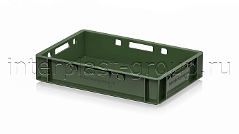 Ящик для мяса и колбасных изделий Е-1 зеленый в Керчи