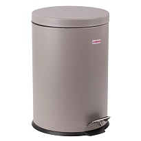 Ведро-контейнер для мусора (урна) с педалью LAIMA Classic, 20 л, серое, матовое, металл, со съемным внутренним ведром в Керчи Ведро-контейнер для мусора (урна) с педалью LAIMA Classic, 20 л, серое, матовое, металл, со съемным внутренним ведром в Керчи