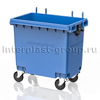 Мусорный контейнер 770 л голубой без крышки 770 голубой в Керчи