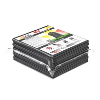 Мешки для мусора 160 л, серые, в пачке 10 шт., ПВД, 40 мкм, 900х1100 мм, i-Bag в Керчи