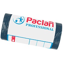 Мешки для мусора 35 л, черный, в рулоне 50 шт., ПНД, 6,2 мкм, 600х500 мм, PACLAN Professional, 604077 в Керчи Мешки для мусора 35 л, черный, в рулоне 50 шт., ПНД, 6,2 мкм, 600х500 мм, PACLAN Professional, 604077 в Керчи