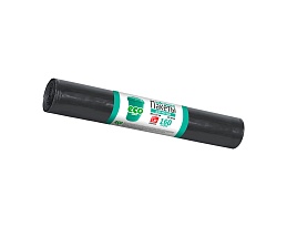 Мешки для мусора 160 л, черные, в рулоне 10 шт., ПВД, 25 мкм, 1100х800 мм, GRIFON, 101-031 в Керчи