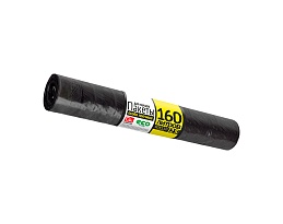 Мешки для мусора 160 л, черные, в рулоне 25 шт., ПВД, 40 мкм, 1100х800 мм, GRIFON, 101-030 в Керчи