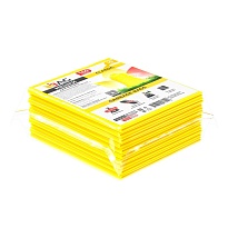 Мешки для мусора 160 л, желтые, в пачке 10 шт., ПВД, 40 мкм, 900х1100 мм, i-Bag в Керчи