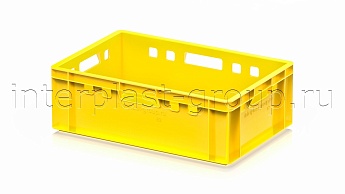 Ящик для мяса и колбасных изделий Е-2 желтый в Керчи Ящик для мяса и колбасных изделий Е-2 желтый в Керчи