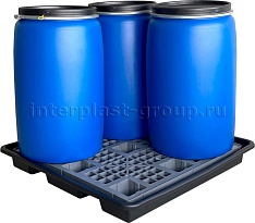 Поддон пластиковый для четырех бочек в Керчи Поддон пластиковый для четырех бочек в Керчи