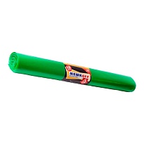 Мешки для мусора 180 л, зеленые, в рулоне 10 шт., ПВД, 50 мкм, 1100х900 мм, МЕШКОFF, 4458 в Керчи