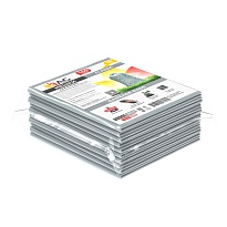 Мешки для мусора 160 л, светло-серые, в пачке 10 шт., ПВД, 40 мкм, 900х1100 мм, i-Bag в Керчи